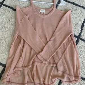 Anthropologie off the shoulder sweater